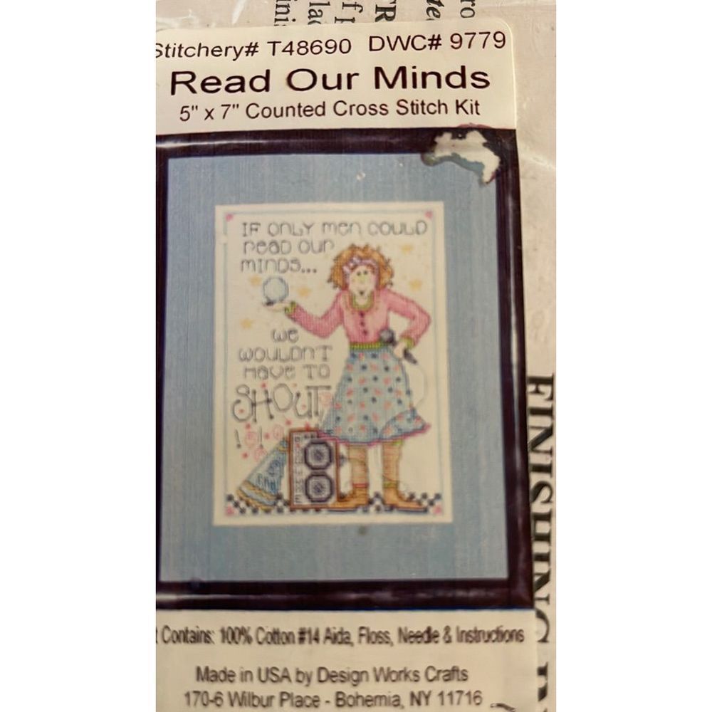 Design Works Counted Cross Stitch Kit 5 x 7 New Opened Packaging Never W…